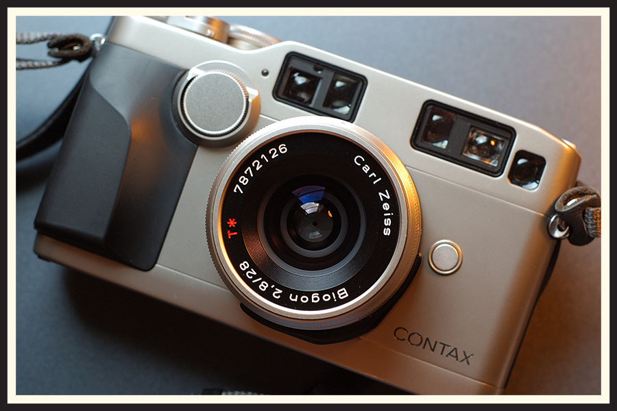 Contax G2 rangefinder film camera