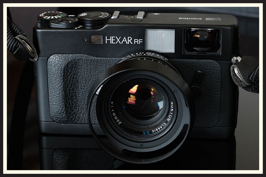 Konica Hexar RF rangefinder film camera
