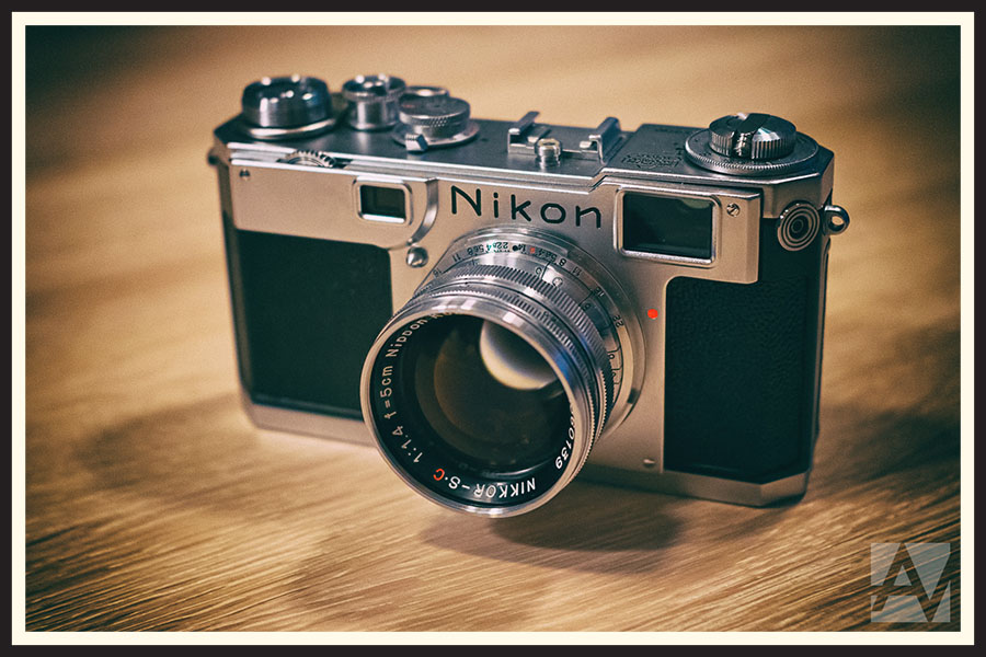 Nikon S2 manual 35mm rangefinder camera.