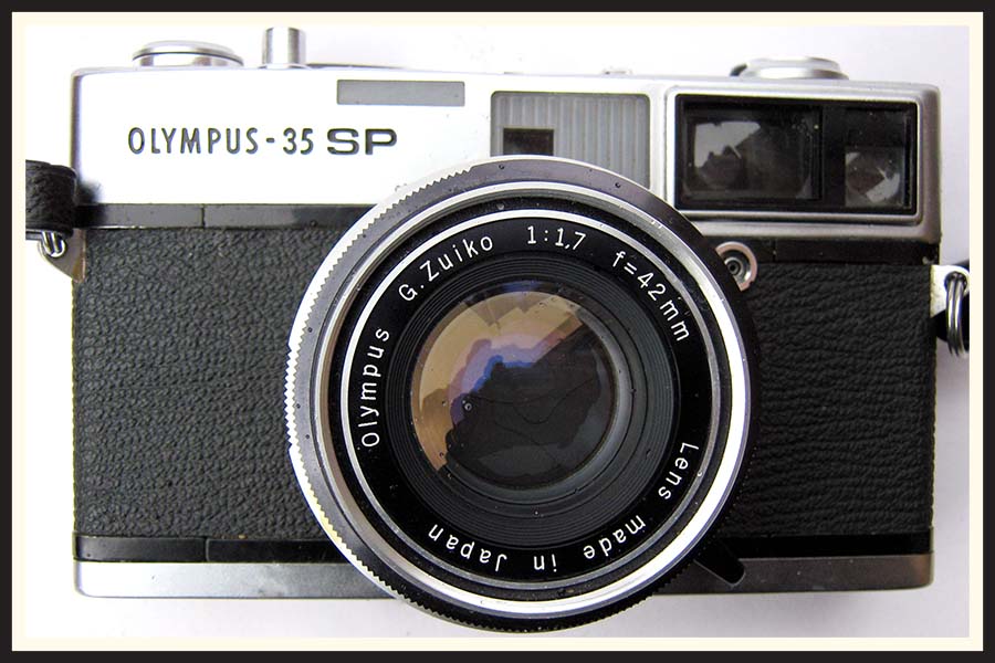 Olympus 35SP rangefinder film camera.