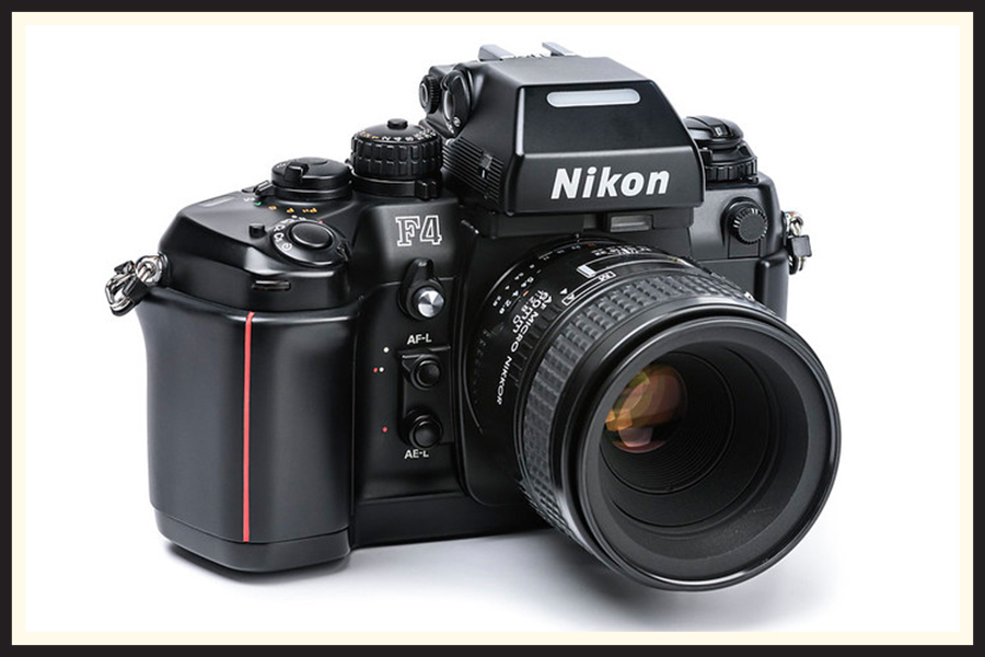 Nikon F4 SLR film camera