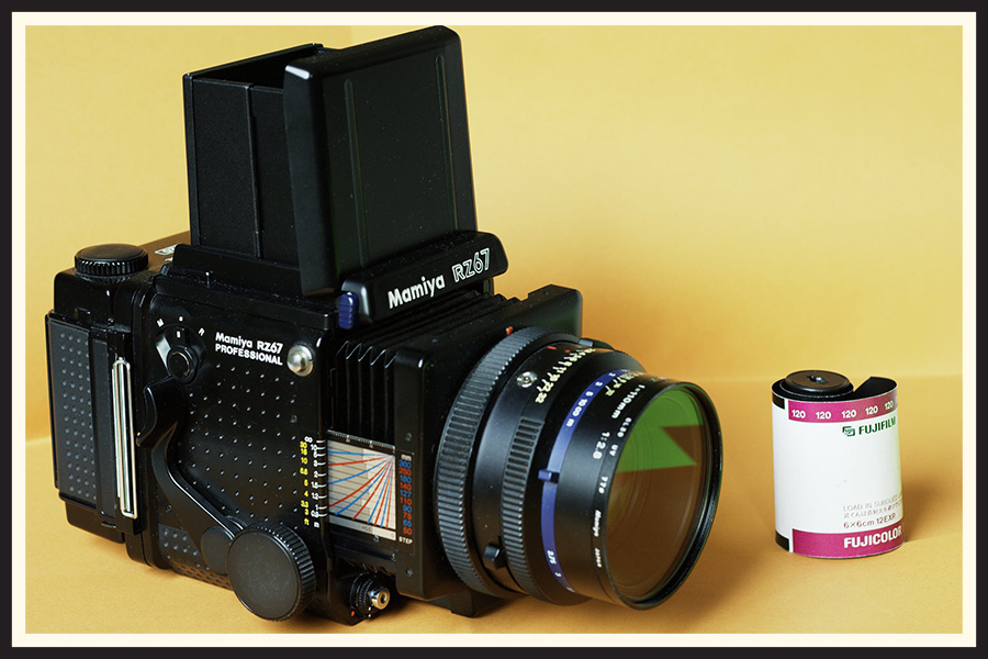 Mamiya RZ67 medium format film camera.