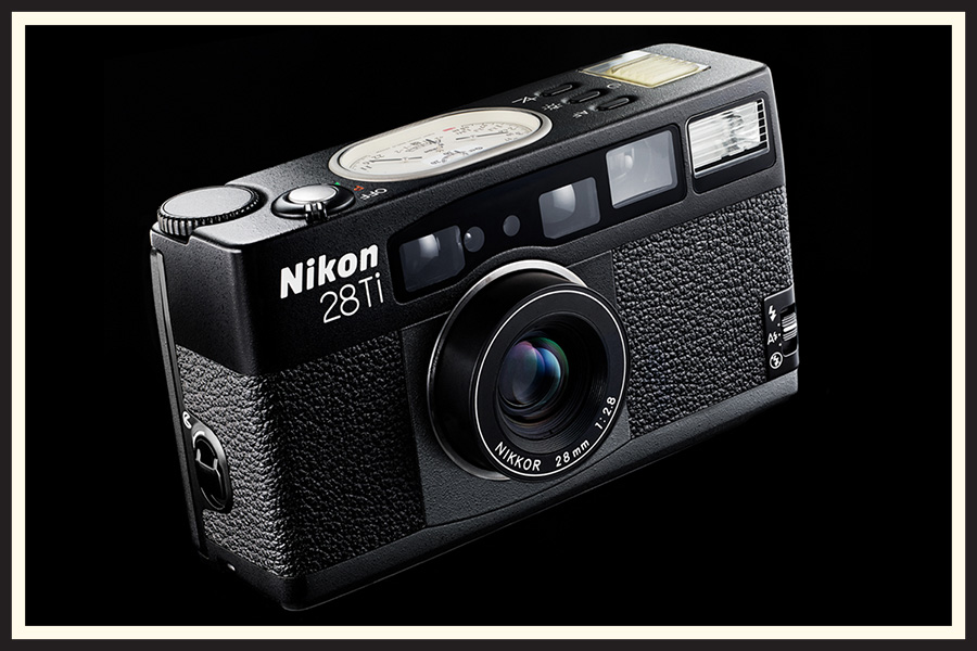 Nikon 28Ti point and shoot film camera.