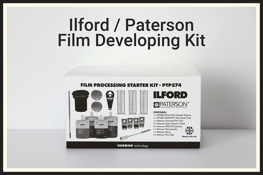 Ilford / Paterson film developing kit.